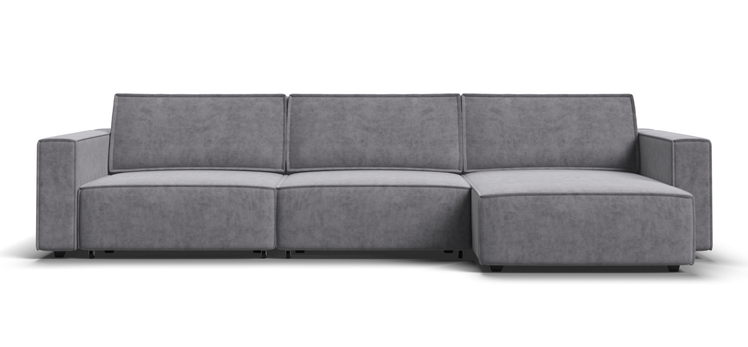 Угловой диван Босс Софт Модуль Макс Велюр Роял агат