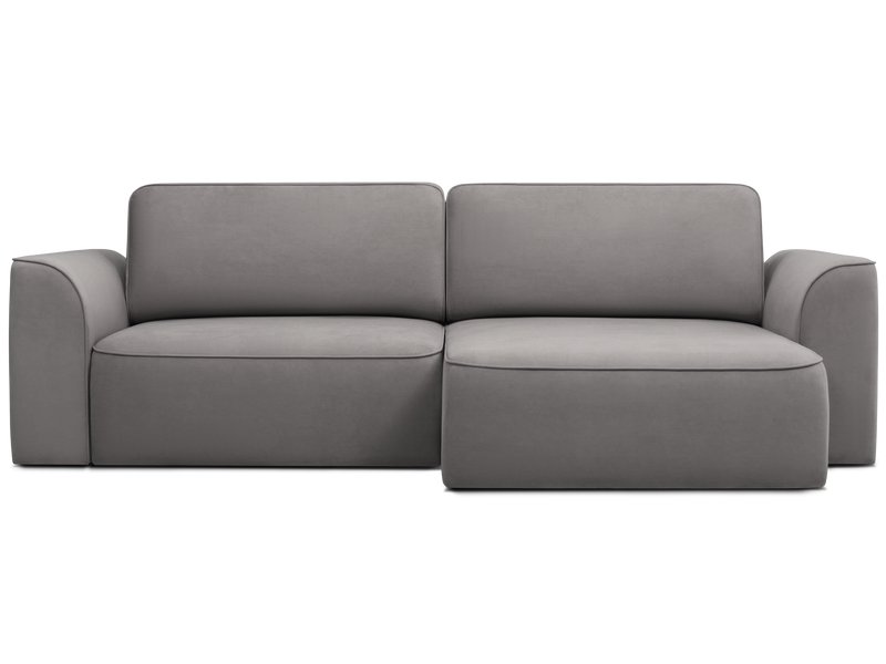 Диван угловой Спейс-1 Велюр Серый