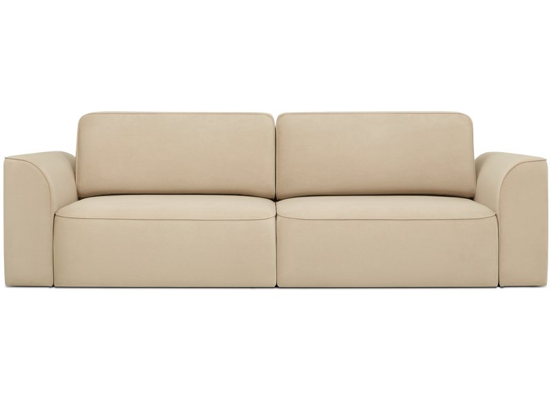 Диван прямой Спейс Велюр Бежевый