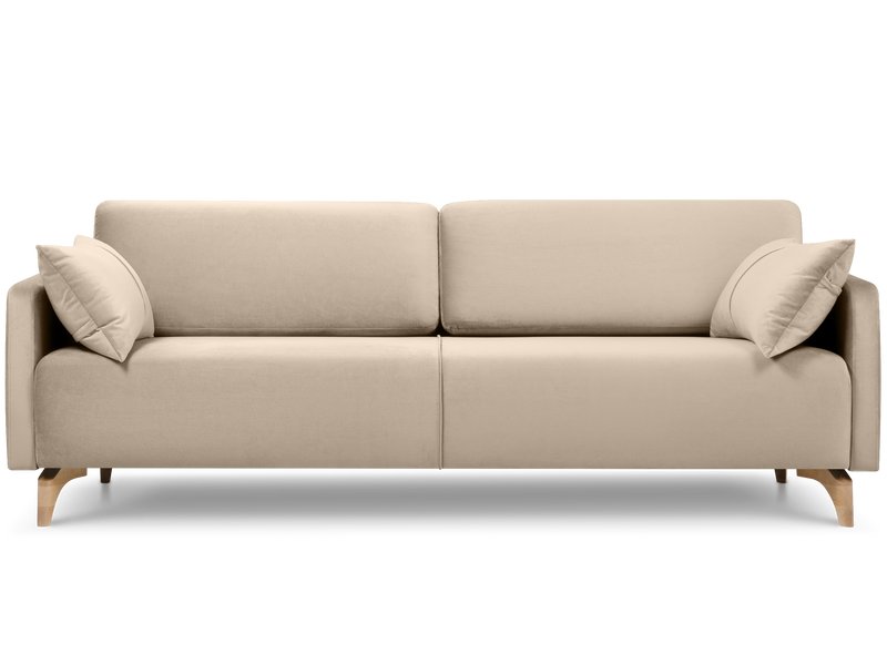 Диван прямой Льери Велюр Бежевый