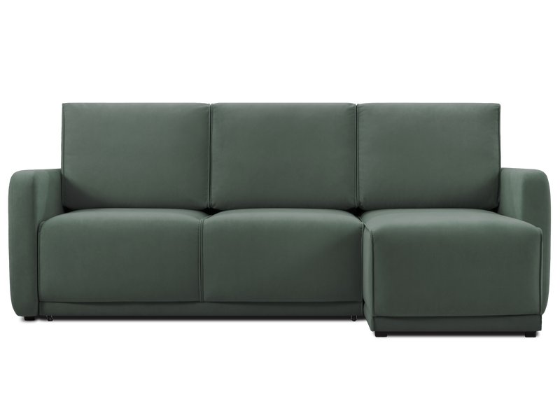 Диван угловой Виллес Велюр Оливковый