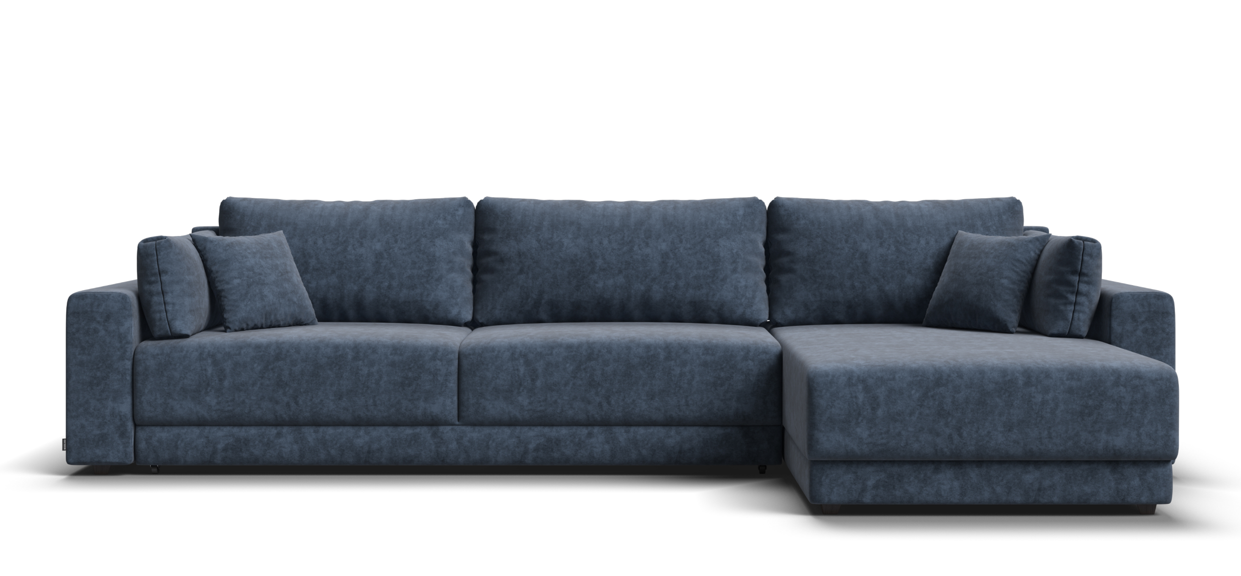 Угловой диван Босс Прайм Макс Велюр Роял синий