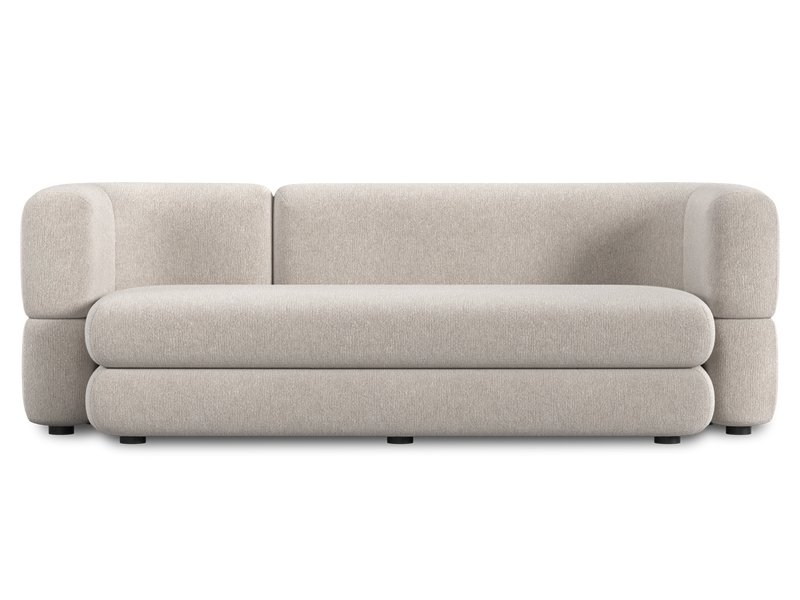 Диван прямой Брера Букле Бежевый