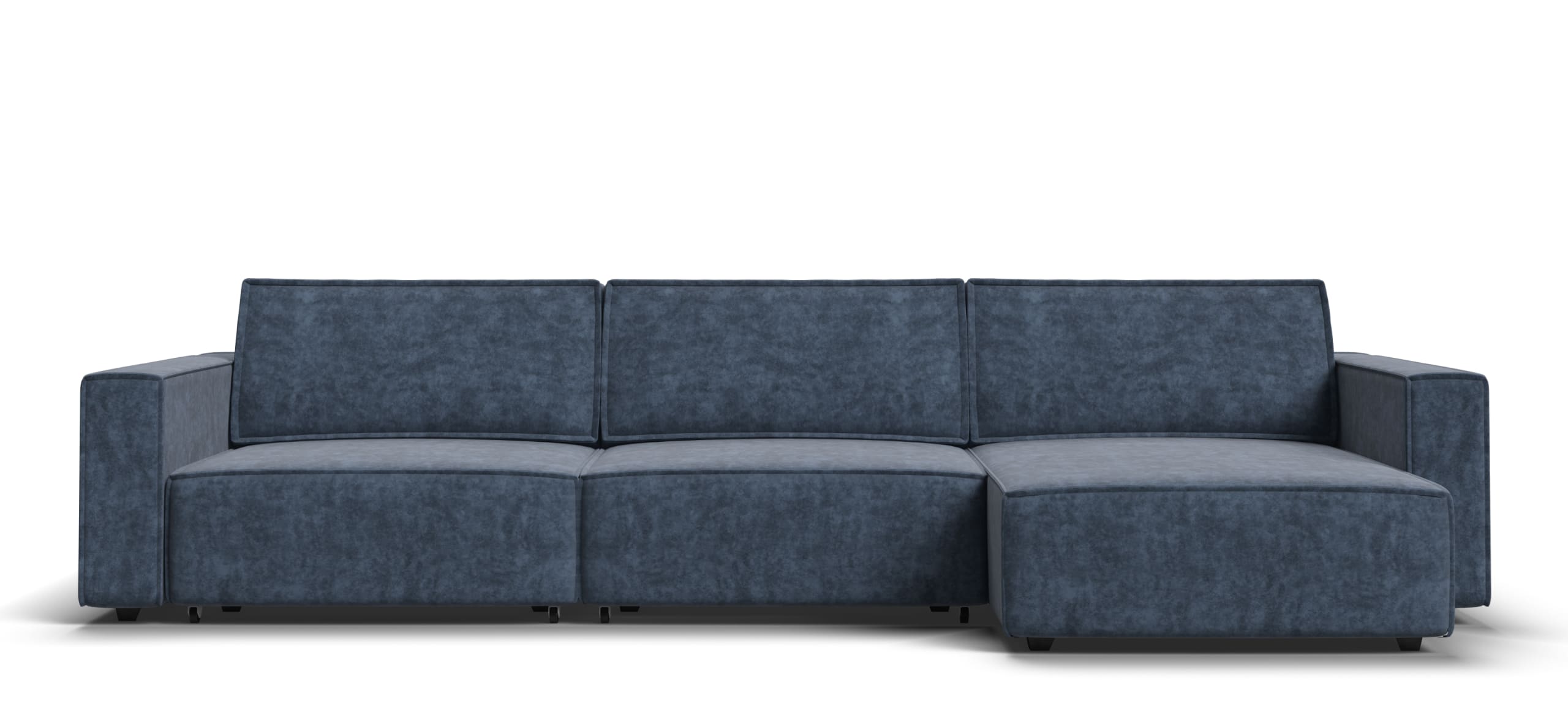 Угловой диван Босс Софт Модуль Макс Велюр Роял синий