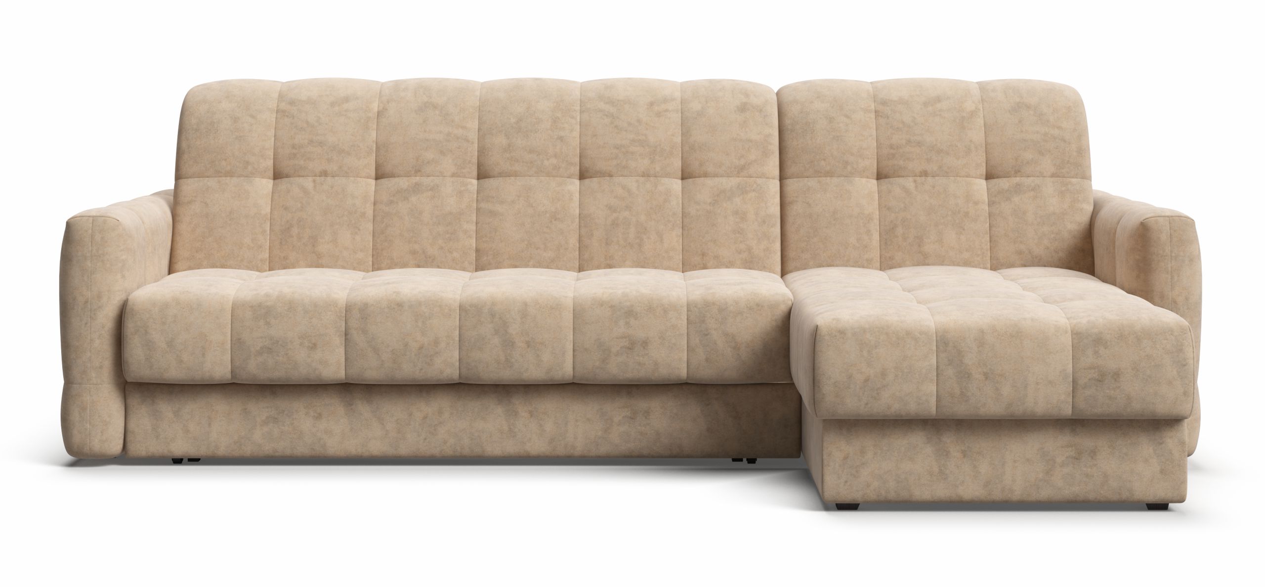 Угловой диван Босс Слип 160 Велюр Роял шампань