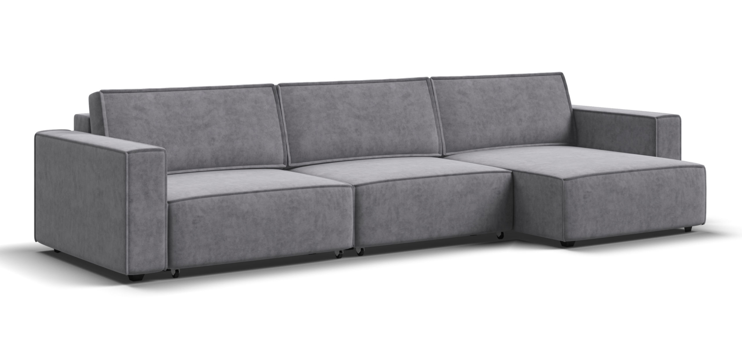 Угловой диван Босс Софт Модуль Макс Велюр Роял агат