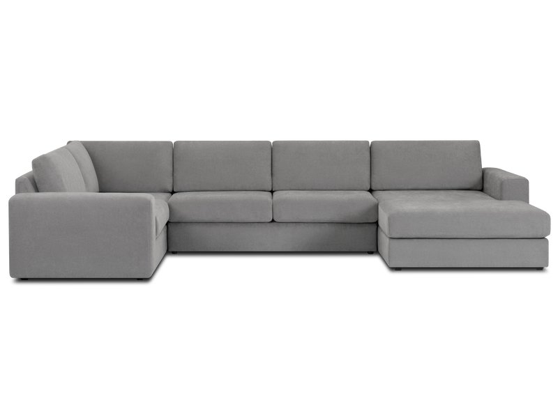 Диван угловой Вальтер-2 Шенилл Серый