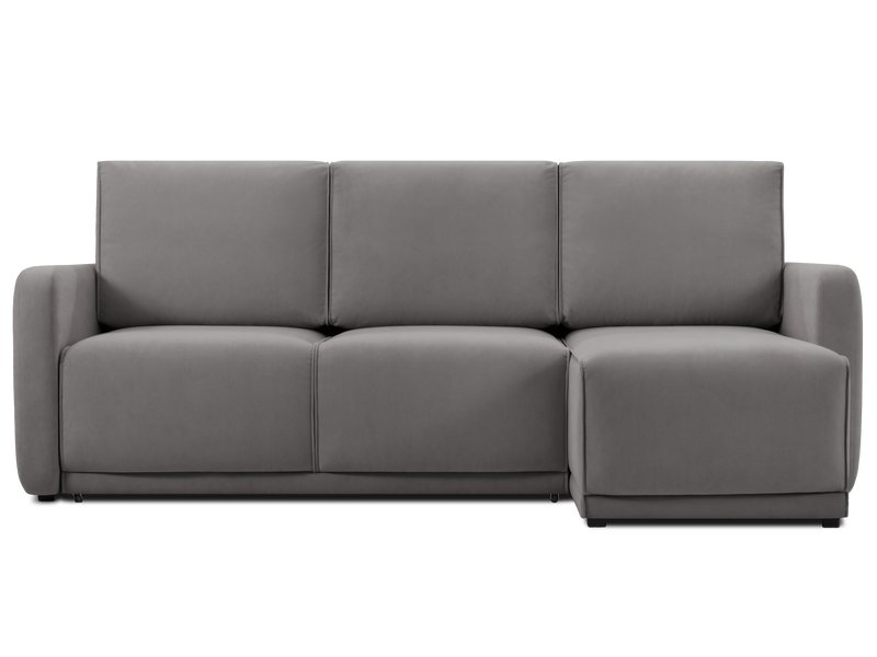 Диван угловой Виллес Велюр Серый