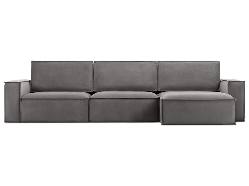 Диван угловой Эби-2 Велюр Серый