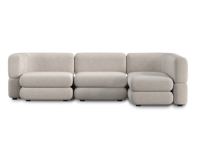 Диван модульный Брера 7 Букле Бежевый