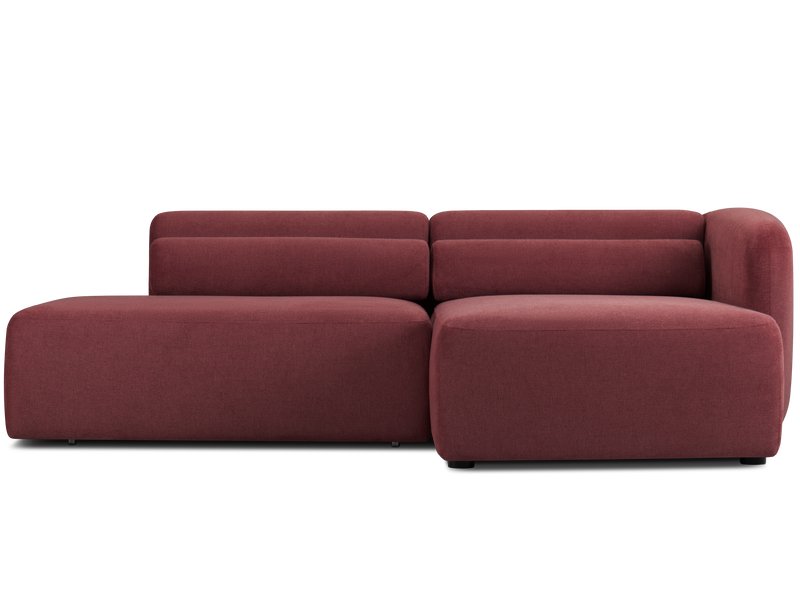 Диван угловой Вайвел-П Шенилл Бордовый