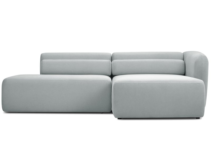 Диван угловой Вайвел-П Шенилл Светло-серый