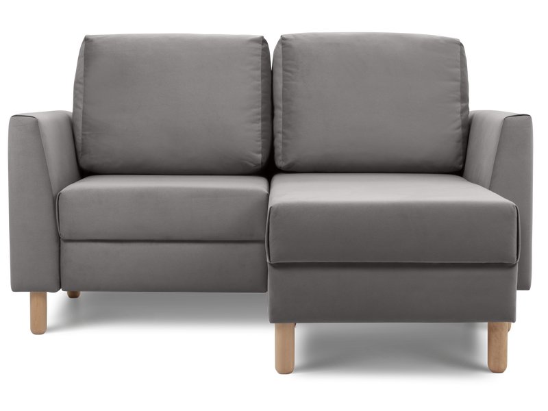 Диван угловой Ройн Мини Велюр Серый