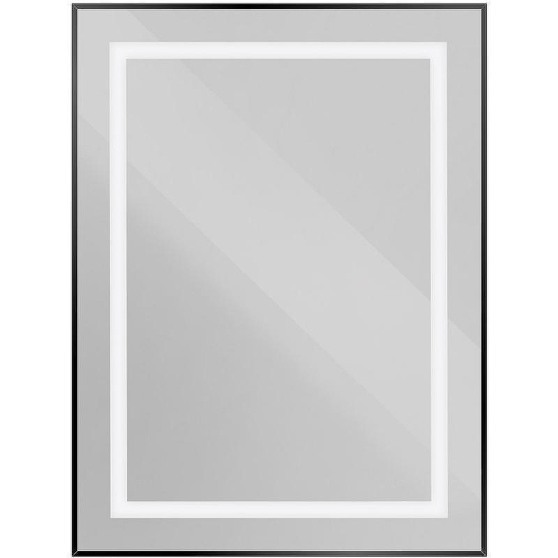 Зеркало BelBagno Kraft 60 SPC-KRAFT-600-800-SENS-NERO с подсветкой Черное с сенсорным выключателем