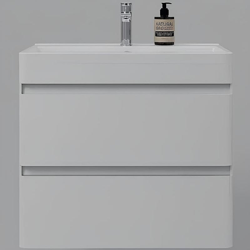 Тумба под раковину Style Line Атлантика 70 Люкс Plus СС-00002339 подвесная Белая матовая антискрейтч