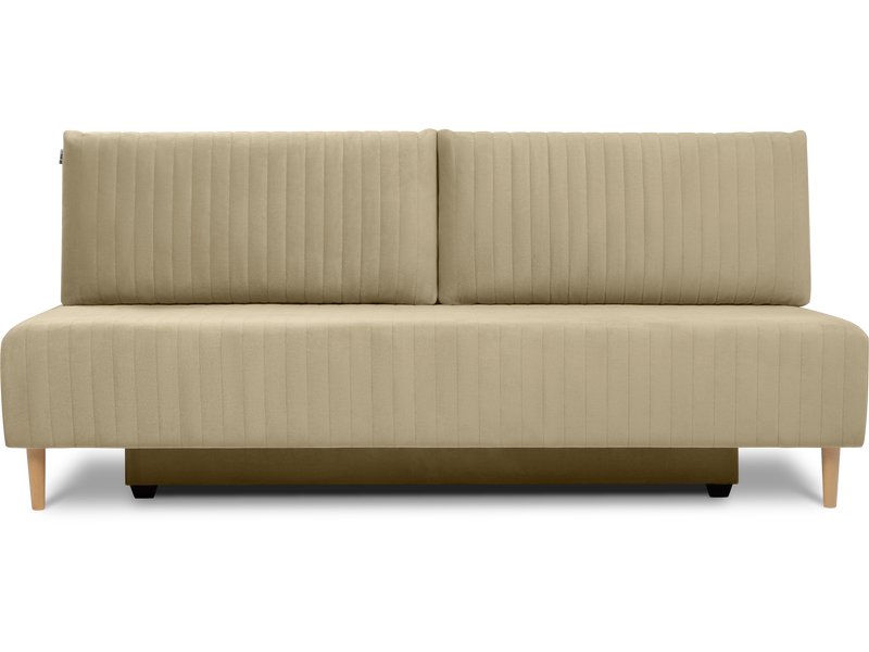 Диван прямой Лачи Велюр Бежевый