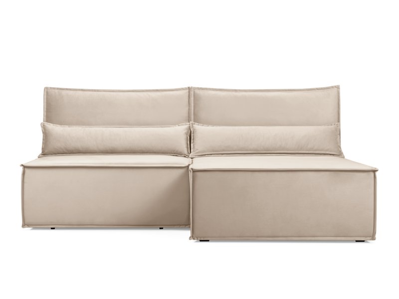 Диван угловой Стаус Велюр Бежевый