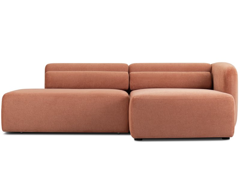 Диван угловой Вайвел-П Шенилл Терракотовый