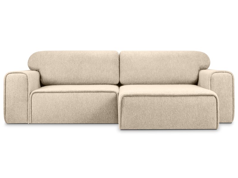 Диван угловой Виена Букле Бежевый