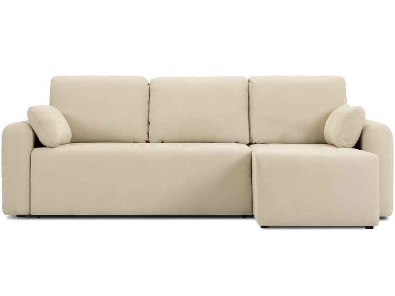 Диван угловой Кирмас-1 Шенилл Светло-бежевый