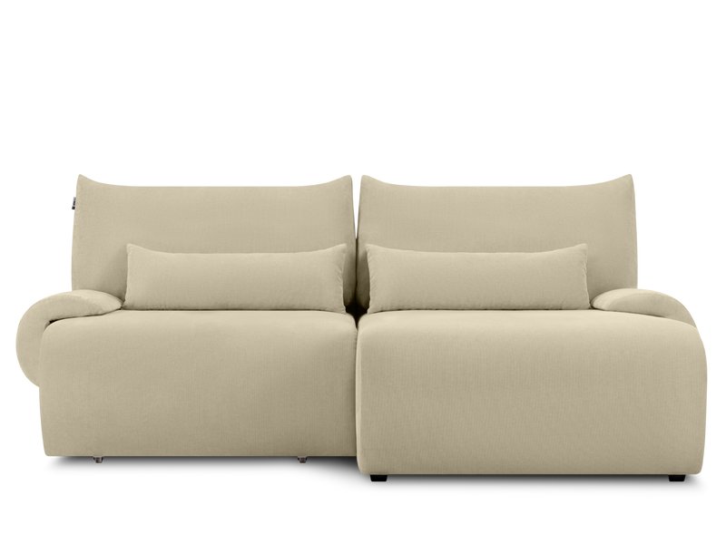 Диван угловой Аллаум Вельвет Бежевый