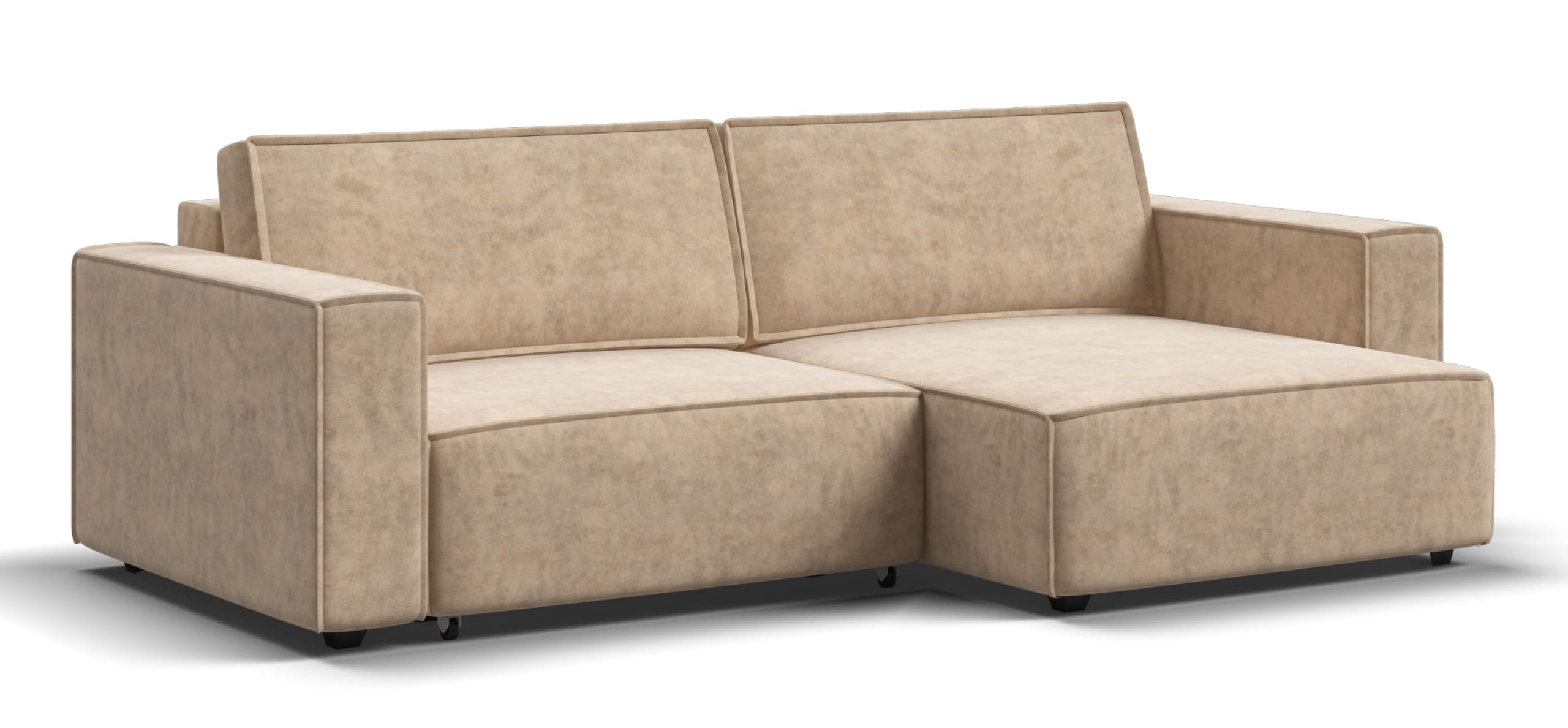 Угловой диван Босс Софт Модуль Велюр Роял шампань