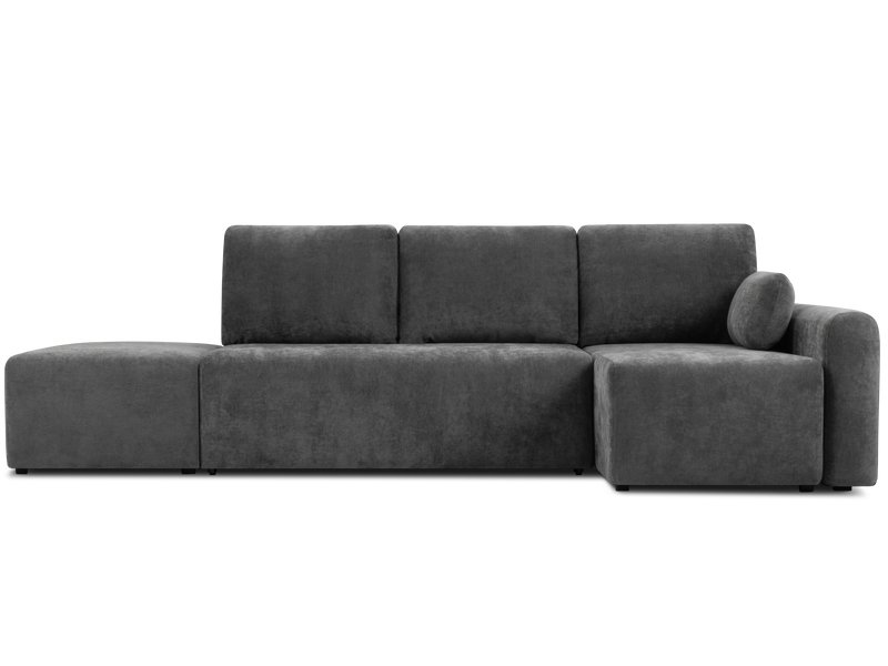 Диван угловой Кирмас-3 Шенилл Графитовый