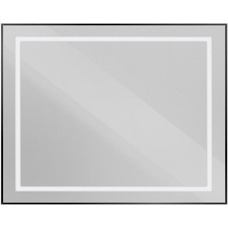 Зеркало BelBagno Kraft 100 SPC-KRAFT-1000-800-SENS-NERO с подсветкой Черное с сенсорным выключателем