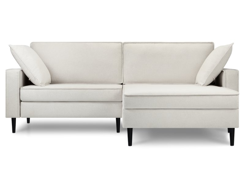 Диван угловой Дисент-1 Шенилл Белый