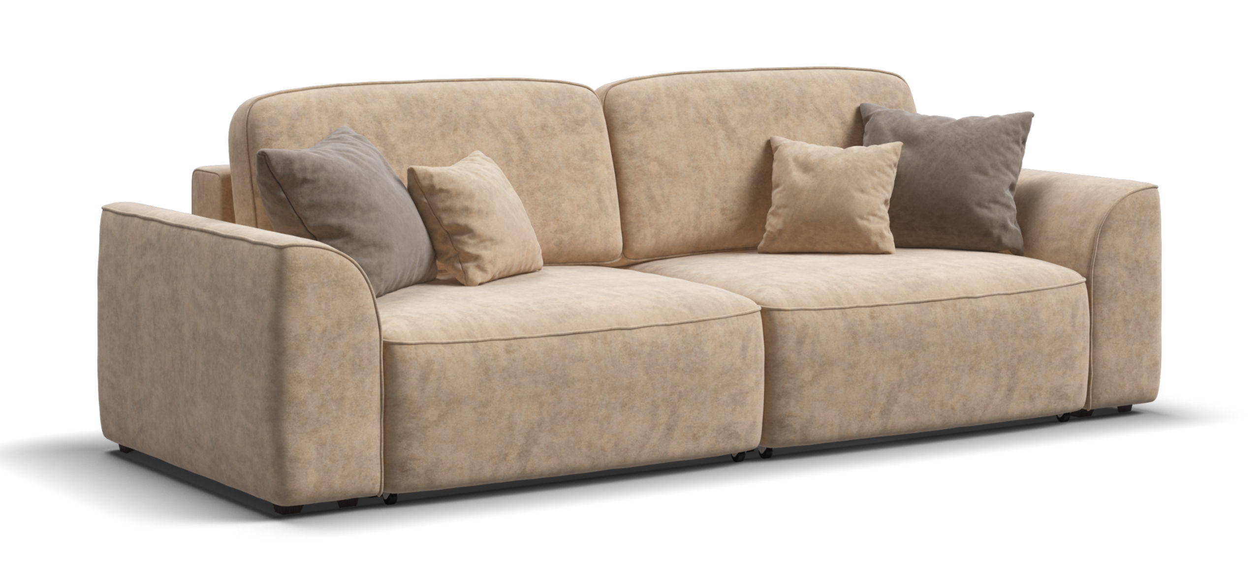 Диван Кинг Велюр Роял шампань