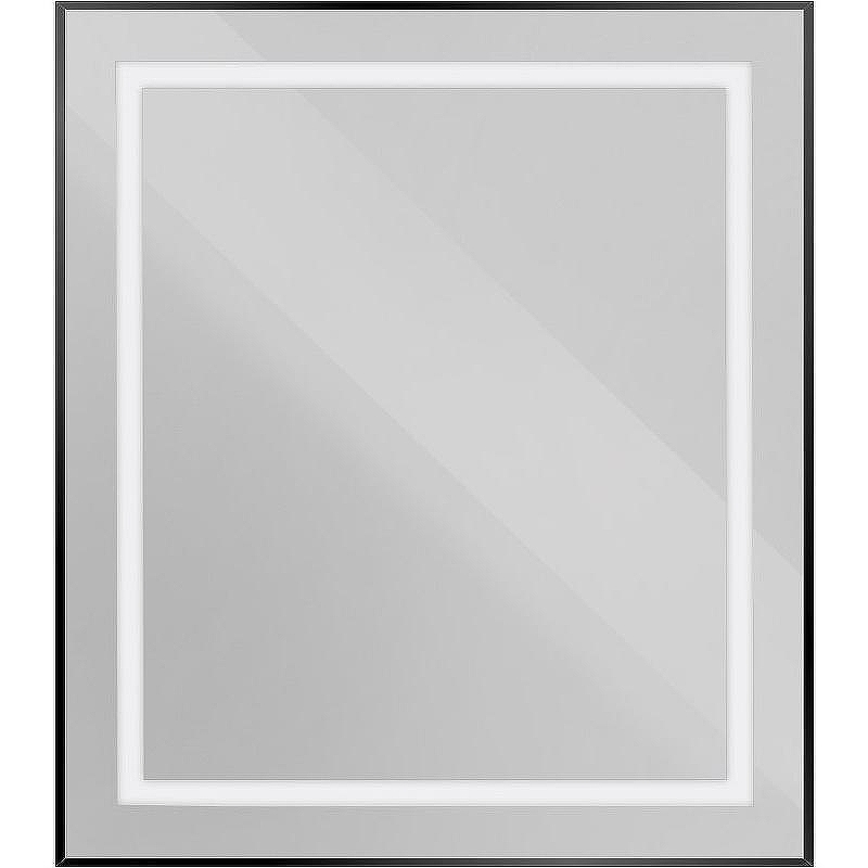 Зеркало BelBagno Kraft 70 SPC-KRAFT-700-800-SENS-NERO с подсветкой Черное с сенсорным выключателем