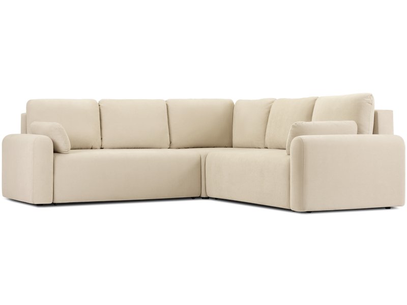 Диван угловой Кирмас-5 Шенилл Светло-бежевый