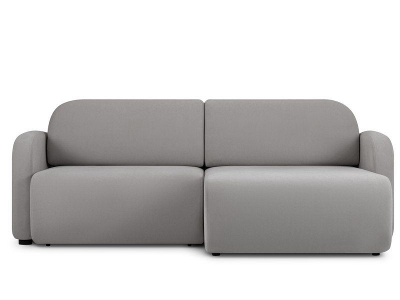 Диван угловой Клаймар Велюр Светло-серый