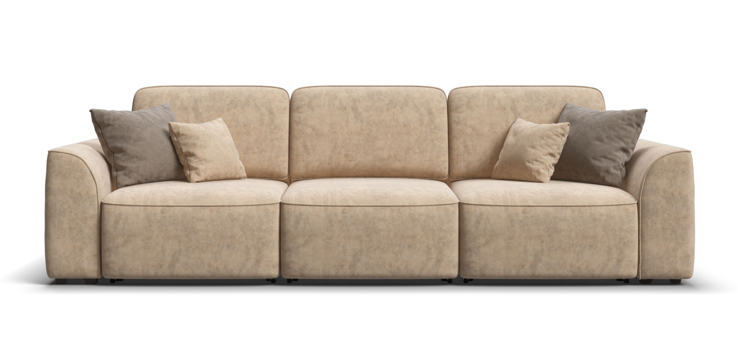 Диван Кинг Модуль Макс Велюр Роял шампань