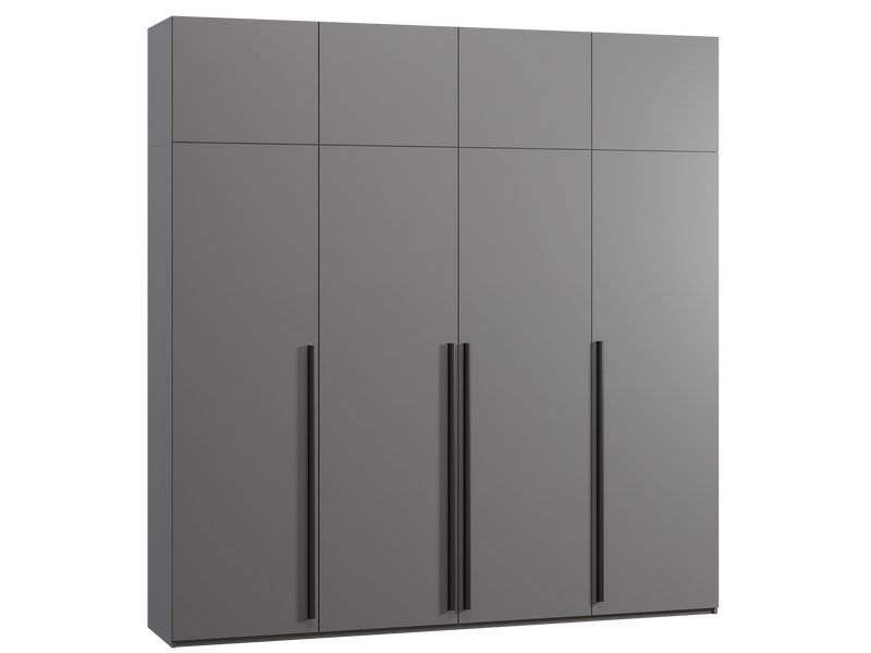 Распашной шкаф Кимбол 4.1-240x250 Графитовый