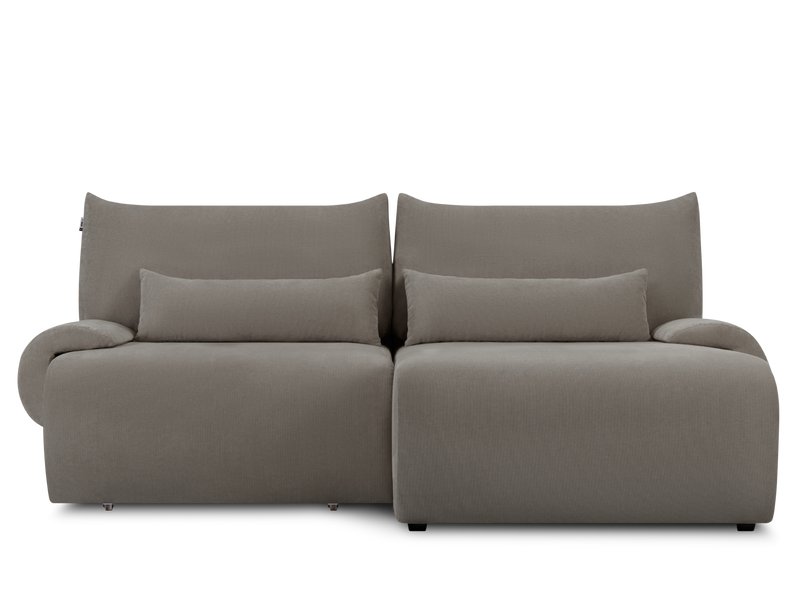 Диван угловой Аллаум Вельвет Серый