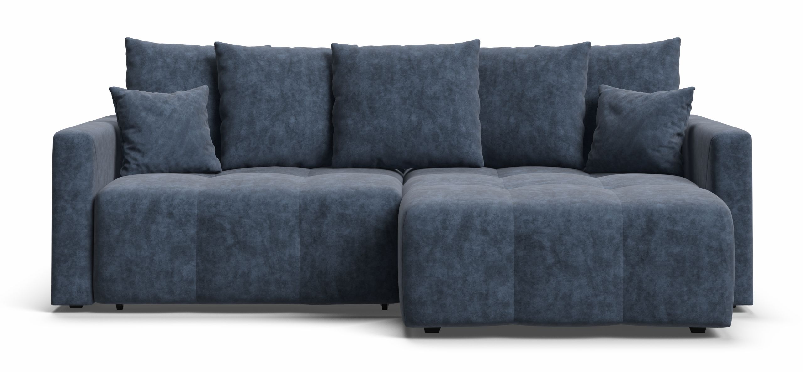 Угловой диван Босс Тренд Велюр Роял синий