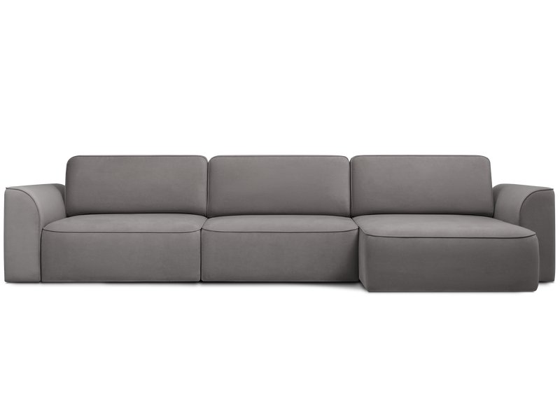 Диван угловой Спейс-2 Велюр Серый