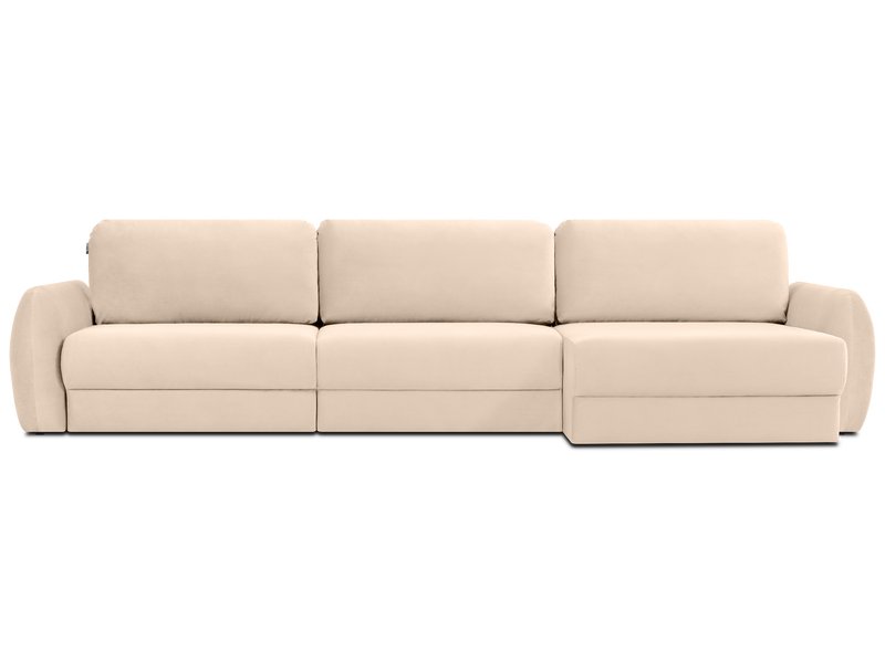 Диван угловой Биани-2 Велюр Бежевый